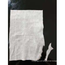 Woodpulp Flushable Spunlace Nonwoven Tecido Biodegradável para Wet Tissue Toliet Paper